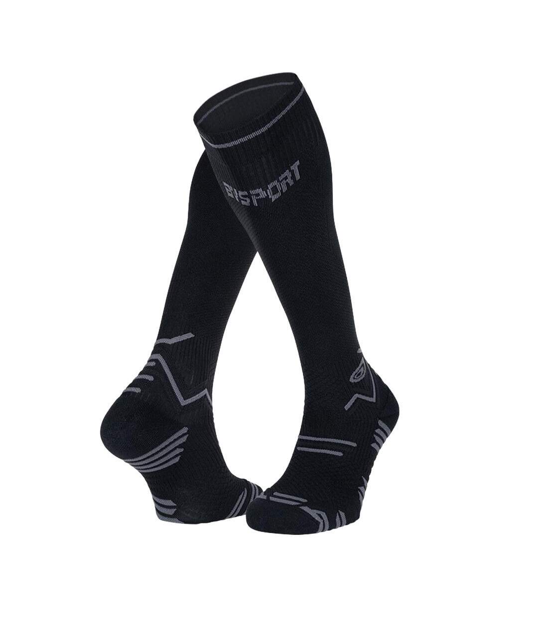 x1 paire de chaussettes compression noir homme bv sport recovery-1