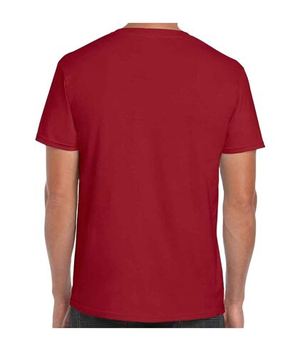 T-shirt manches courtes homme rouge foncé Gildan