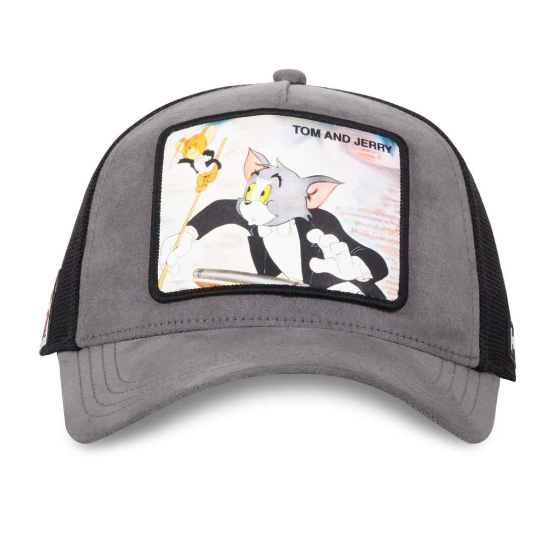 Casquette trucker avec filet finitions premium Tom et Jerry Capslab-2