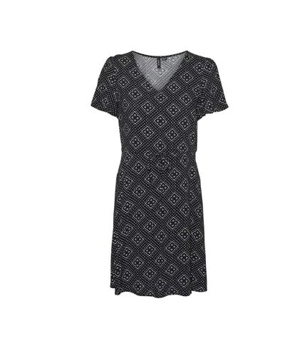 Robe Noire/Blanche Femme Vero Moda Vmeasy Joy - L