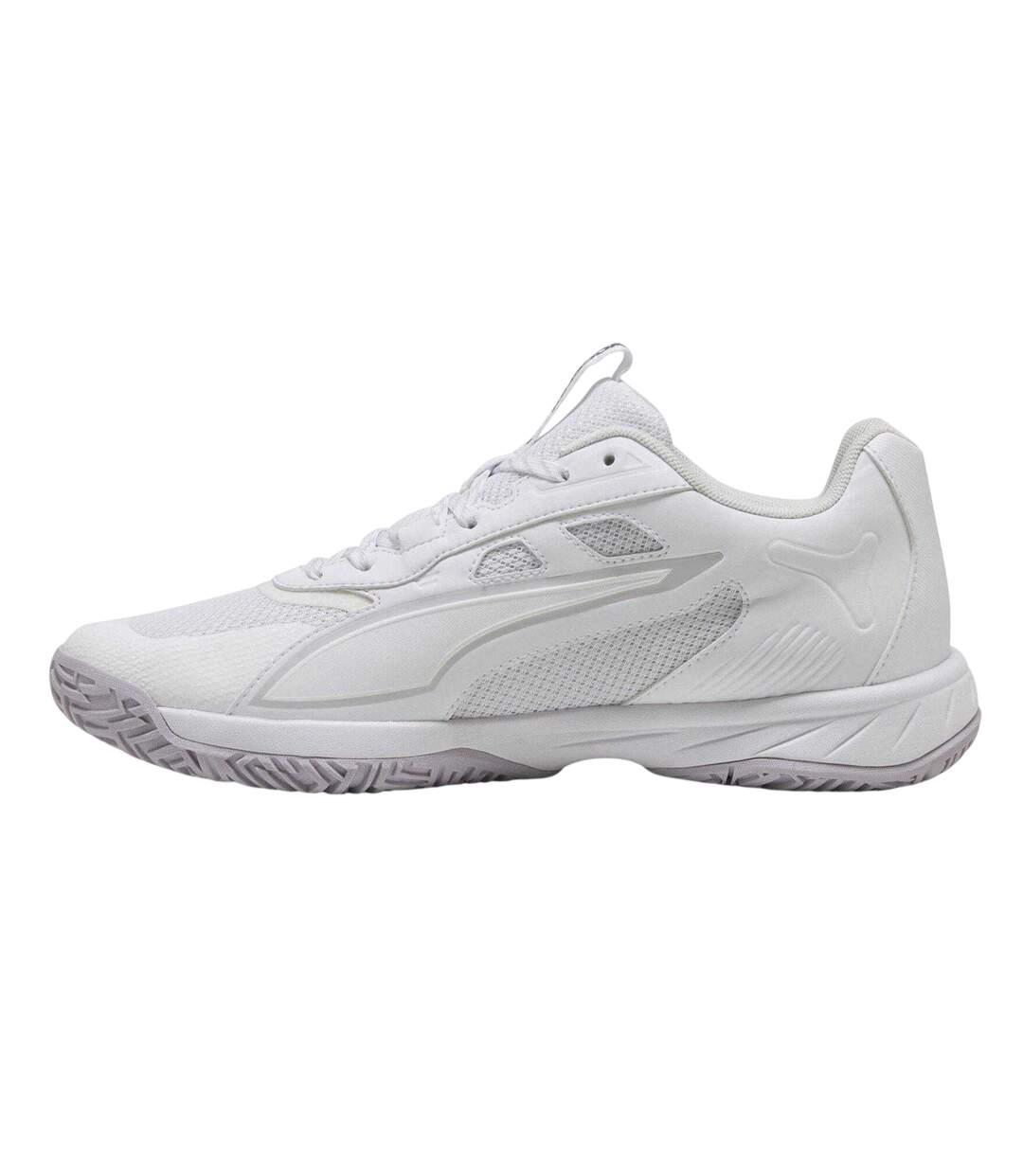 Womens/ladies Accelerate Pro Handball Trainers White Lilac Puma-2