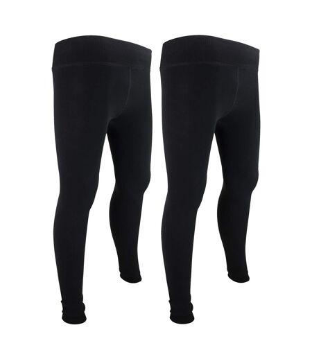 2 Pack Ladies Thermal Bottoms Leggings for Winter