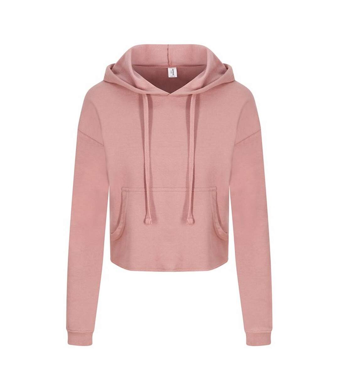 Sweat à capuche girlie femme vieux rose Awdis