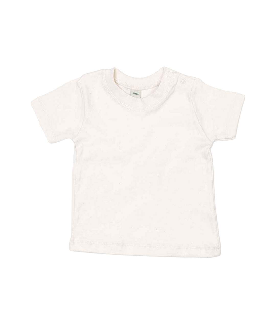 T-shirt bébé beige pâle Babybugz-1