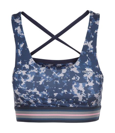 Trespass Womens/Ladies Stephanie Camo Crop Top (Navy) - UTTP5625