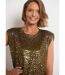 T-shirt imprimé animalier sans manches-4
