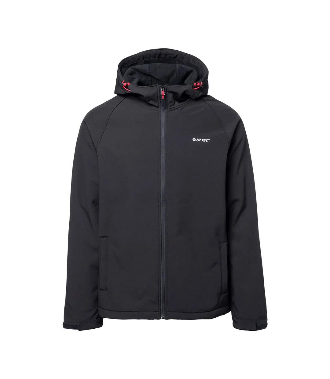 Veste Softshell Neti Adulte Noir Rouge Sang Hi-Tec-1