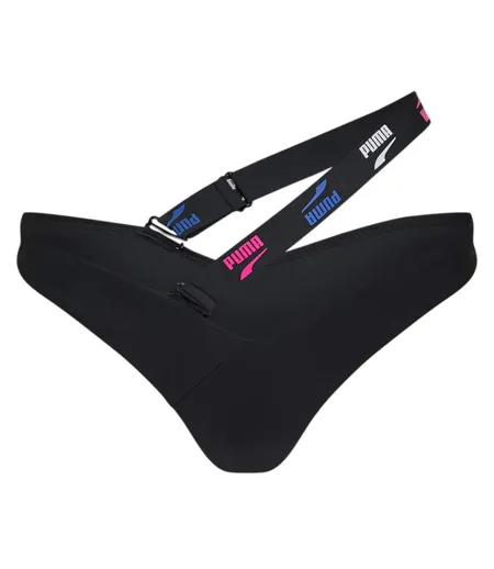Womens/ladies Logo Swim Briefs Black Puma