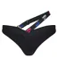 Womens/ladies Logo Swim Briefs Black Puma-1
