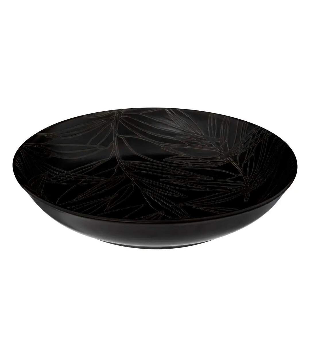 Lot de 6 Assiettes Creuses Vegy 19cm Noir-1