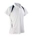 Polo Homme Esprit D'équipe Blanc Bleu Marine Spiro-1