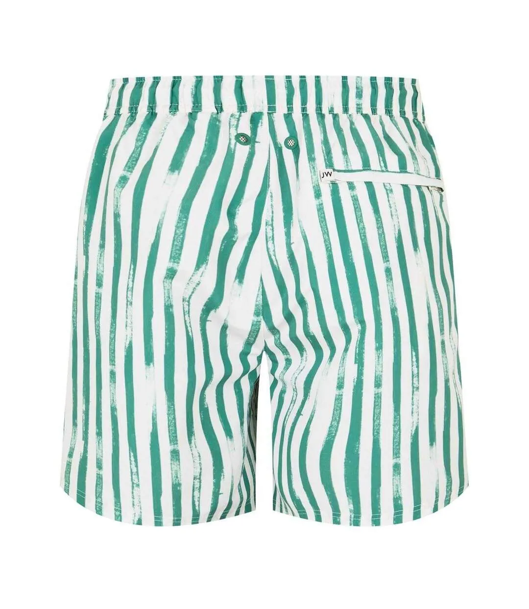Mens Vertical Stripe Regular Swim Shorts Jade Green Jack Wills-3