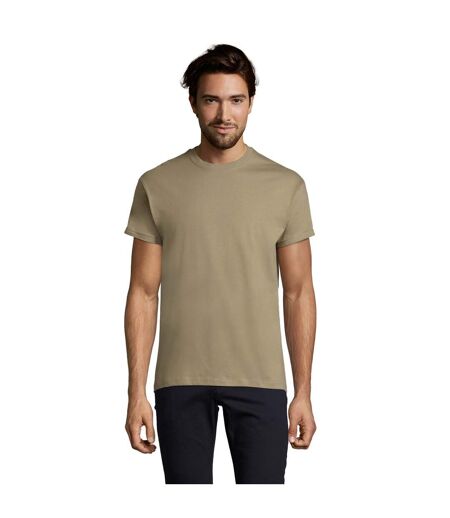 T-shirt Imperial Adulte Kaki Chiné SOLS
