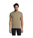 T-shirt Imperial Adulte Kaki Chiné SOLS-2