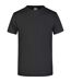 T-shirt Adulte Noir James And Nicholson-1
