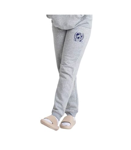 Unisex adult global jogging bottoms heather grey Prince