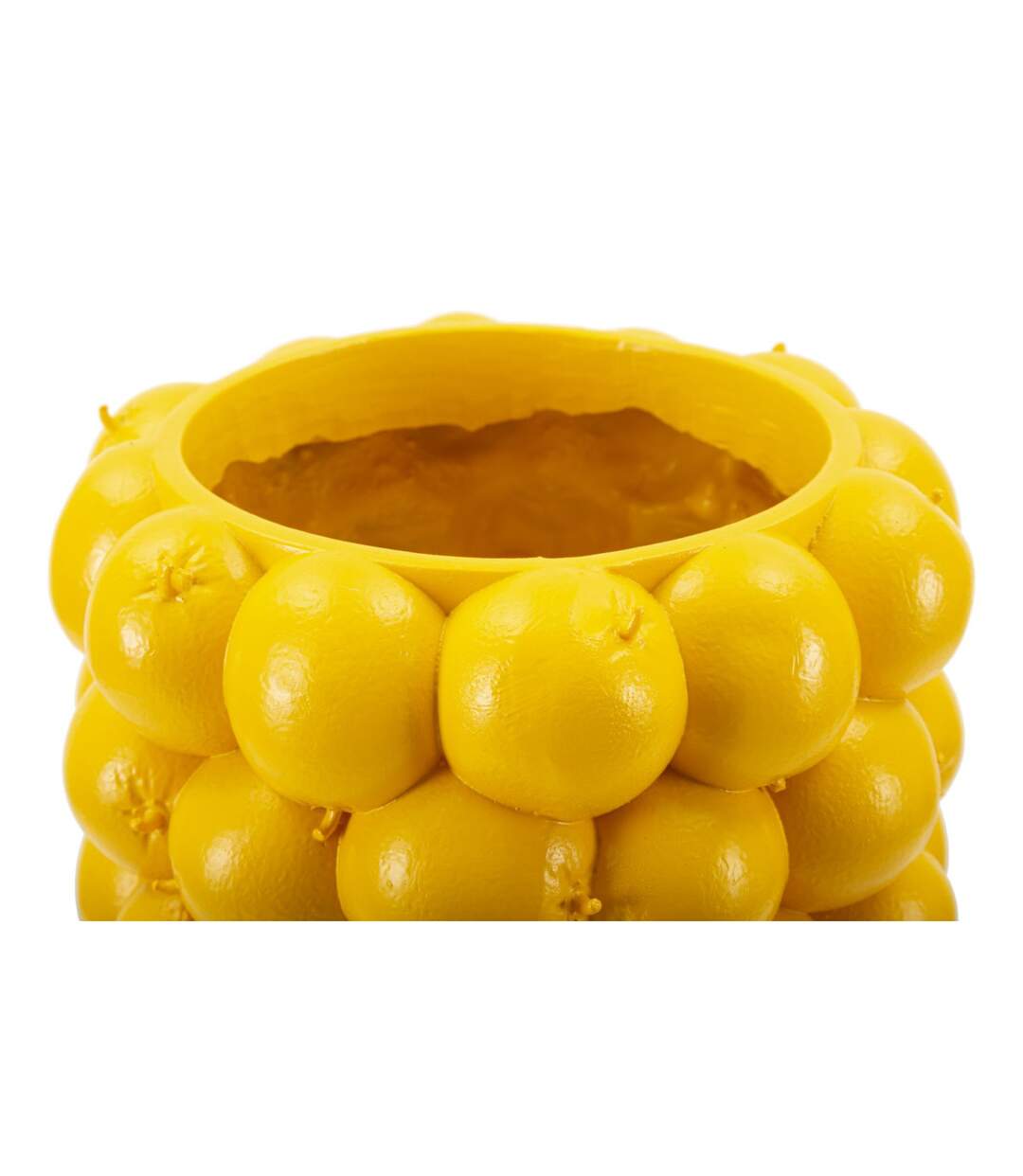Vase Déco Fruits Citrons 28cm Jaune-5