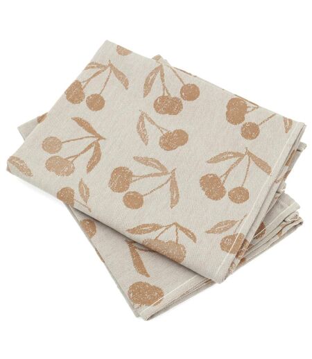 Lot de 2 torchons de cuisine toile coton BING