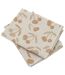 Lot de 2 torchons de cuisine toile coton BING-1