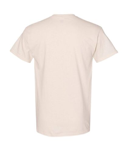 Gildan Mens Heavy Cotton Short Sleeve T-Shirt (Natural) - UTBC481