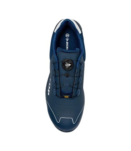 Chaussures De Sécurité Motif/style Mat Homme Bleu Marine Blanc Dunlop