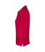 Womens/ladies Neptune Polo Shirt Red James Harvest-3
