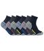 Mens Cushioned Short Work Socks for Steel Toe Boots
