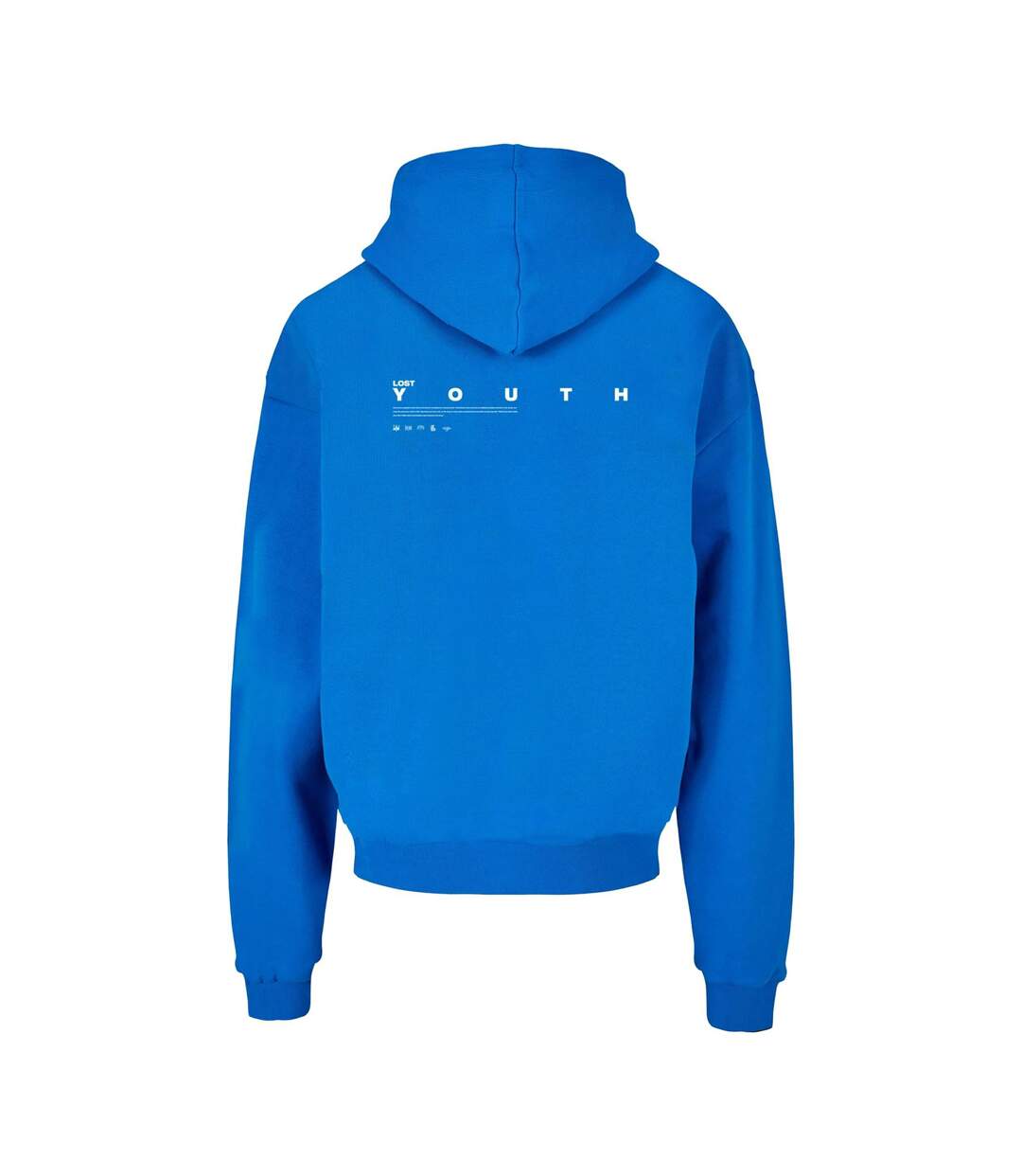 Mens Dove Hoodie Cobalt Blue Lost Youth-2