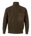 Pull col montant zippé - Homme - VL101 - vert kaki chasseur