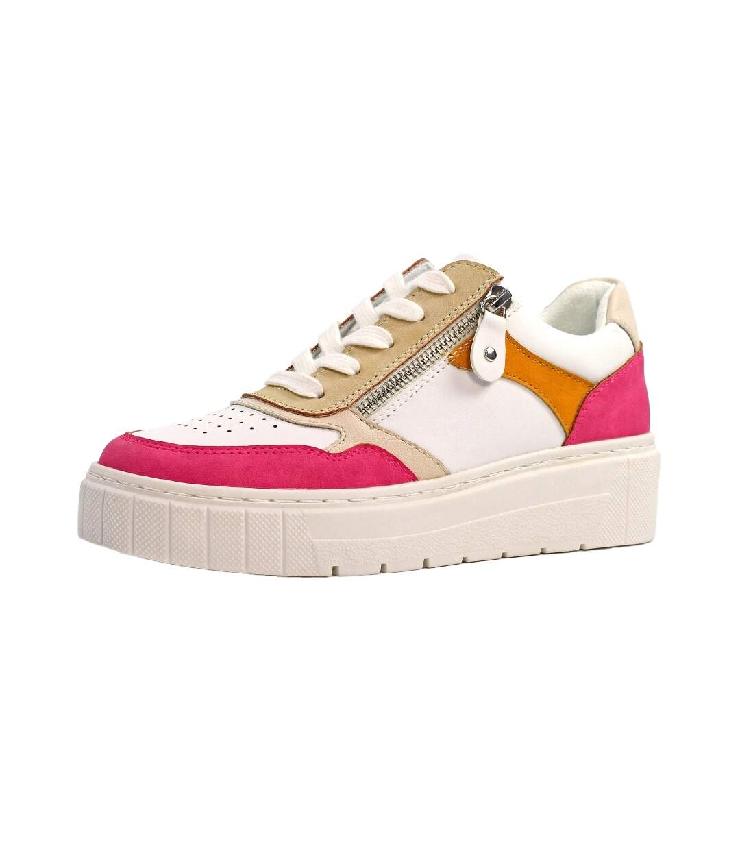 Baskets monroe femme rose Lunar-2