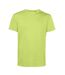 T-shirt Biologique E150 Pour Hommes Vert Citron B&C-1