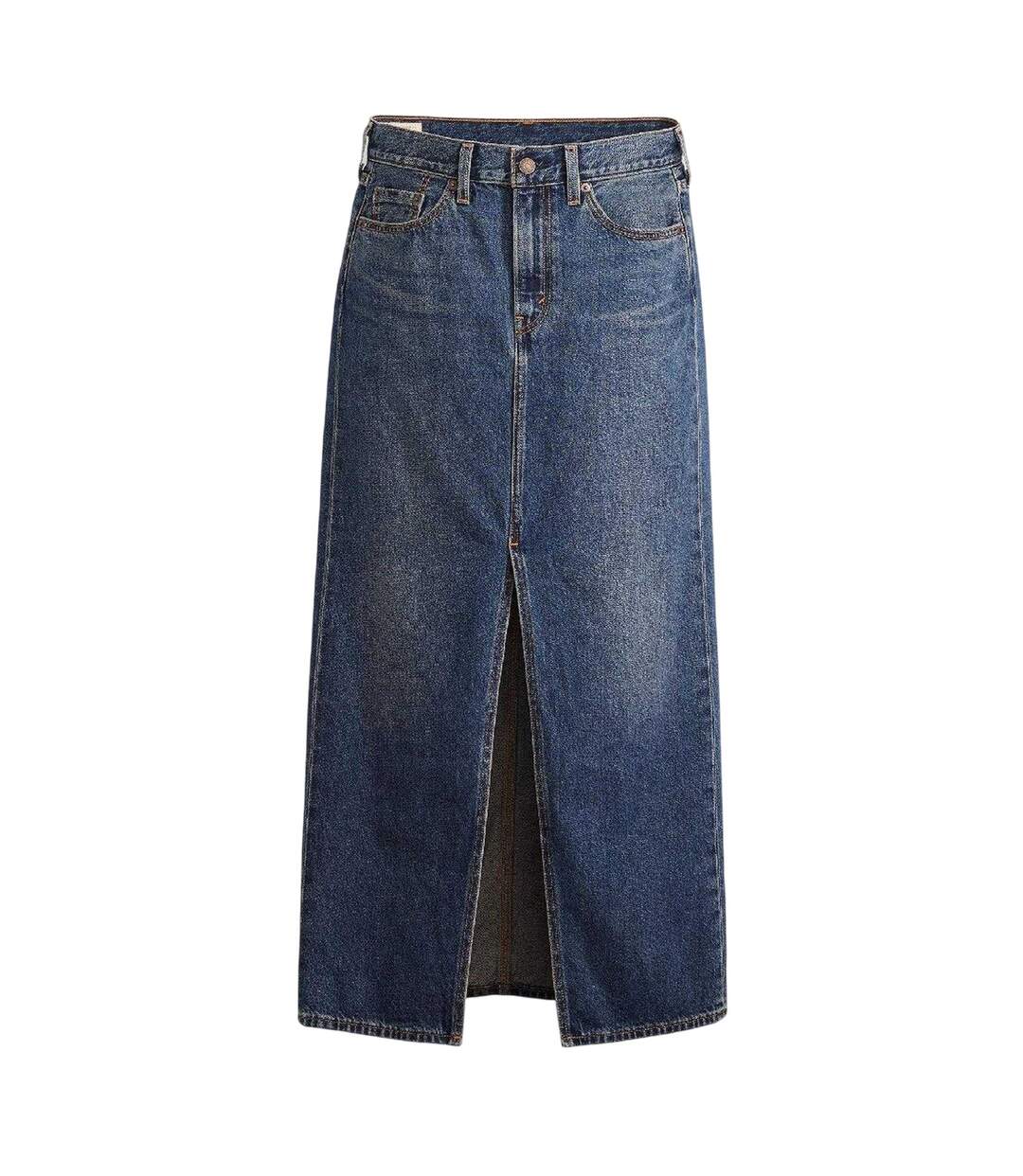 Jupe Longue Femme Bleu Foncé Levis-2