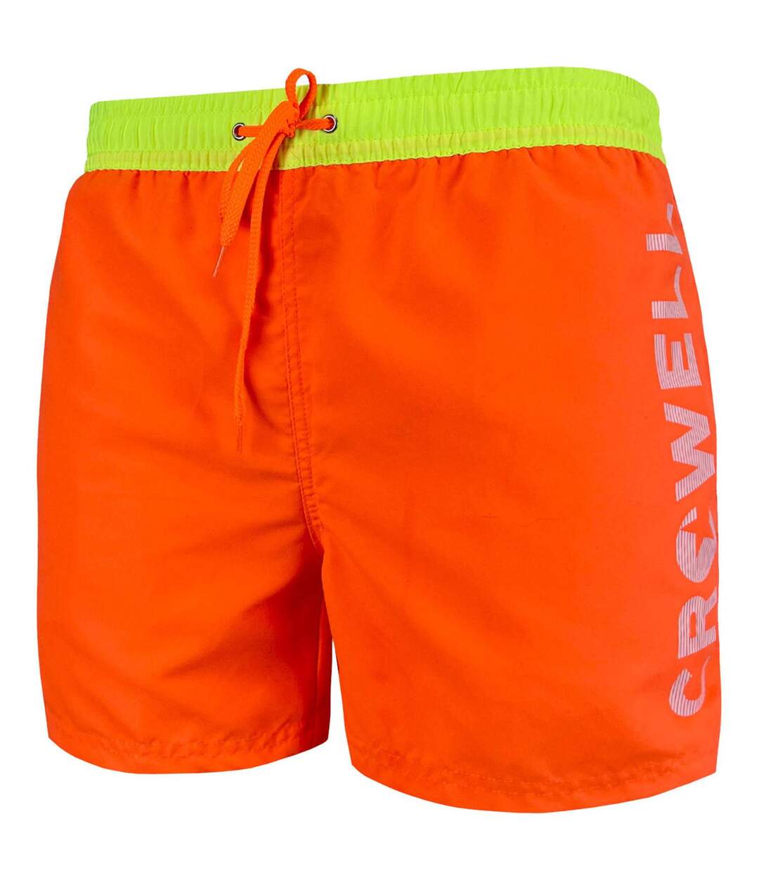Short De Bain Homme Orange Fluo Crowell-1