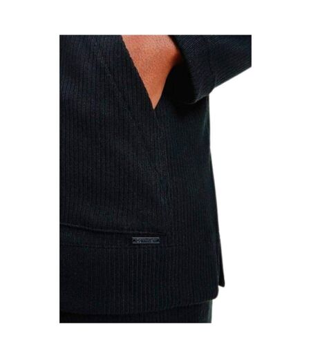 Sweat À Capuche Motif/style Uni Femme Noir Calvin Klein