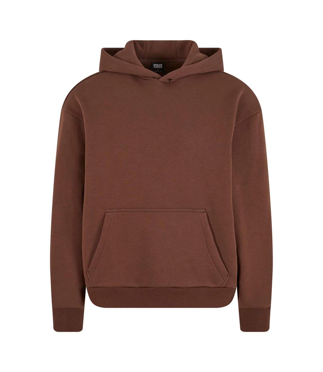Sweat À Capuche Homme Marron Foncé Urban Classics-1