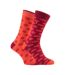 2 Pack Mens Retro Cotton Rich Luxury Formal Dress Socks-1