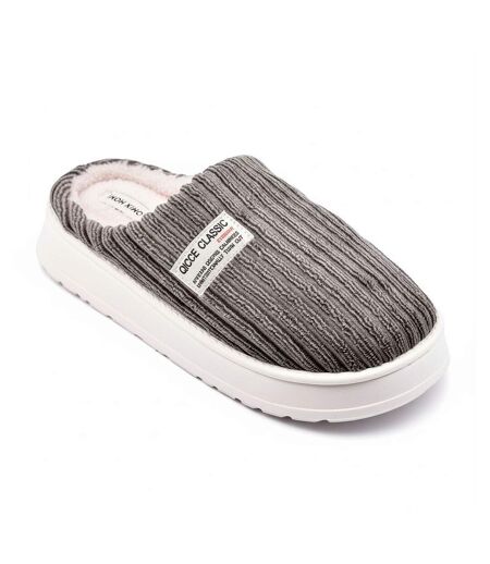 Mules homme velours côtelé MU10122