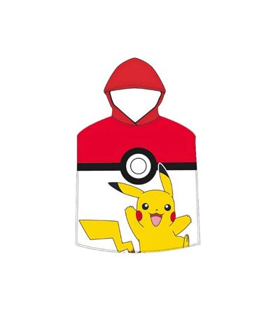 Pokemon - Poncho de bain (Jaune / Rouge / Noir) - UTAG3391