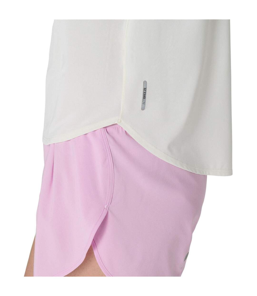 T-shirt Course À Pied Road Femme Crème Asics-4