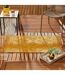 Tapis Déco à Franges Cilaos 60x90cm Safran-3