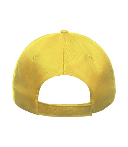 Recy five recycled polyester baseball cap yellow Atlantis