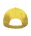 Recy five recycled polyester baseball cap yellow Atlantis