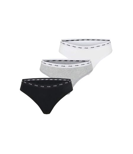 Lot de 3 strings femme uni Fila