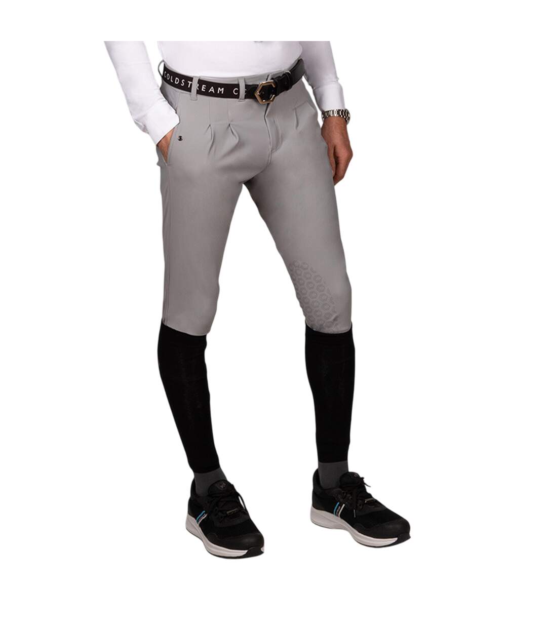 Pantalon D'équitation Compétition Westfield Homme Gris Coldstream-1