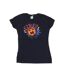 Disney Femme/Les femmes Big Hero 6 Baymax Hiro Angry Manga Cotton T-Shirt (Bleu marine) - UTBI48407-1
