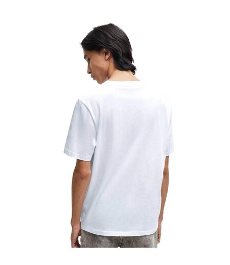T-shirt Style Imprimé Chien Homme Blanc Hugo