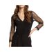 T-Shirt manches longues noir femme morgan thaisa-1
