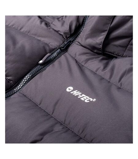 Doudoune Motif/style Matelassé Solfin Homme Anthracite Anthracite Hi-Tec