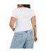 Womens/ladies Ribbed Plus T-shirt White Brave Soul-2