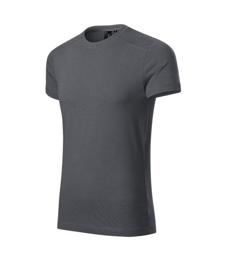 T-shirt Motif/style Uni Action Homme Gris Malfini